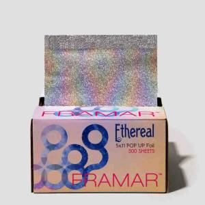Framar Ethereal Pop Up Hair Foil Aluminum Foil Sheets Hair Foils for Highlighting - 500 Foil Sheets